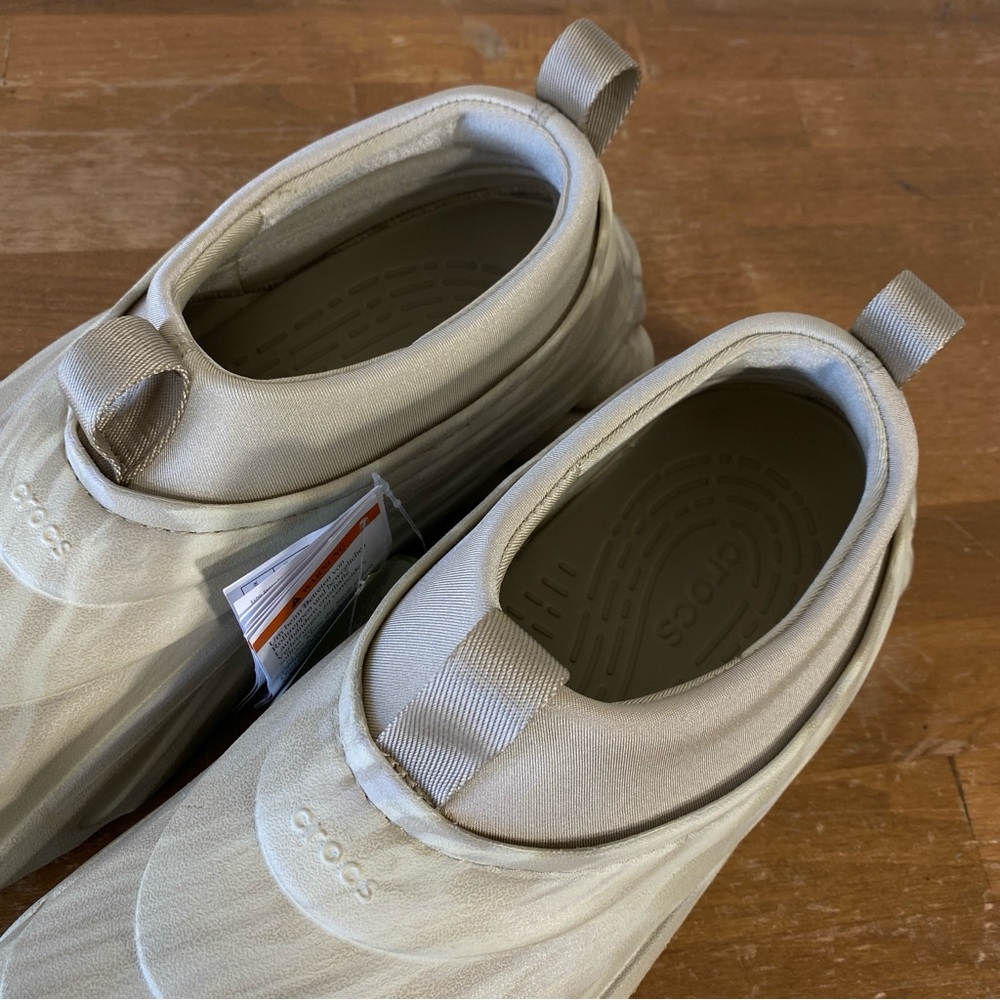 Crocs Echo Storm Midnight Marble Khaki Clog Slip On Shoe - Size 10 - Picture 4 of 13